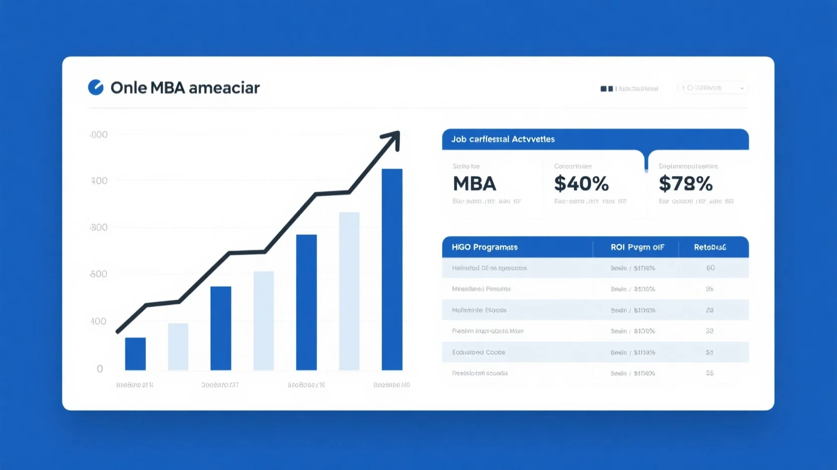 Maximizing Returns: Online MBA Programs, Salary Increases, Career Advancement, and Job Placement Rates